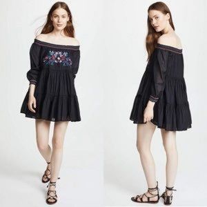 NWT Free People Sunbeams Smocked Mini Dress
